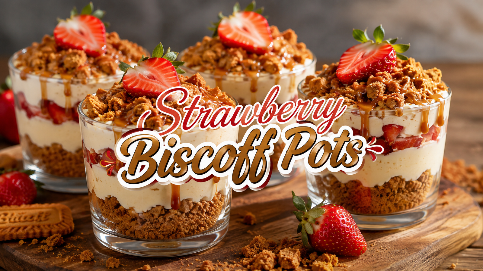 strawberry-biscoff-pots
