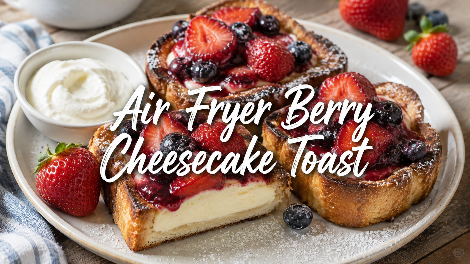 air-fryer-berry-cheesecake-toast